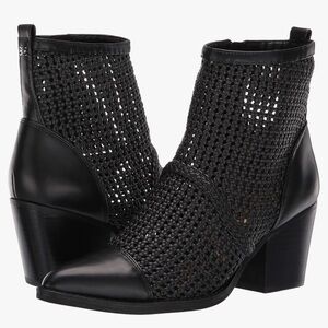 Sam Edelman ELITA Pointed Toe Mesh Ankle Boot Size 9